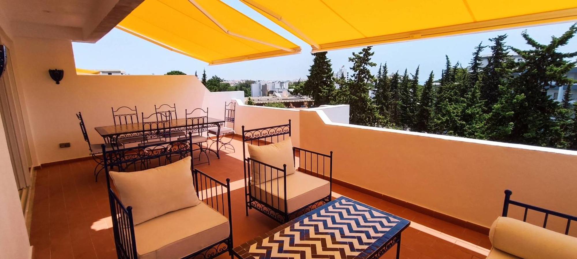 Blue & Yellow Penthouse With Terrace At Balaia Mar 阿尔布费拉 外观 照片
